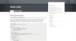 Desktop Screenshot of nada-labs.net